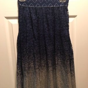 Elegant collection Lola ombré lace skirt